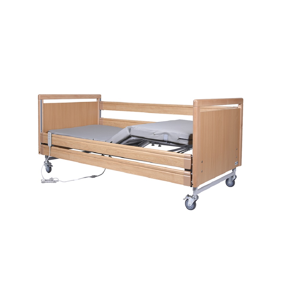 3 Function Electric Bed - Wood